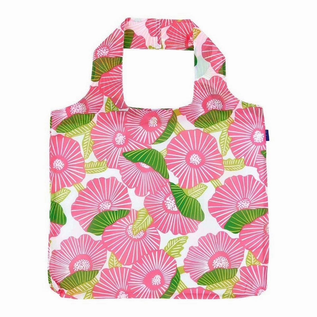 Poppy Papaver blu Reusable Shopping Bag-Machine washable