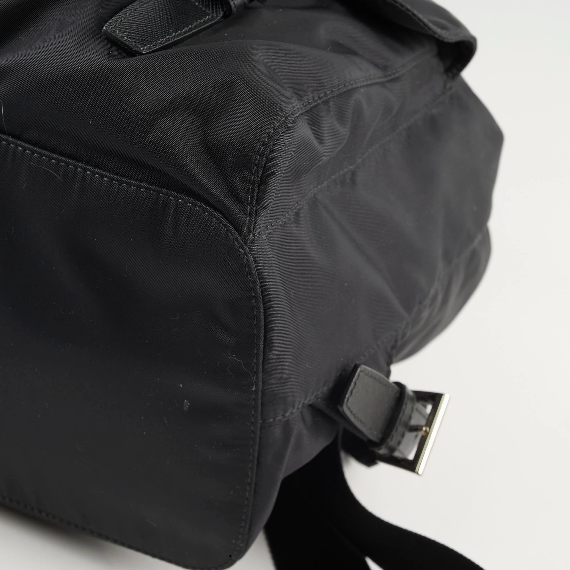 Prada Re-Nylon Backpack Black Small