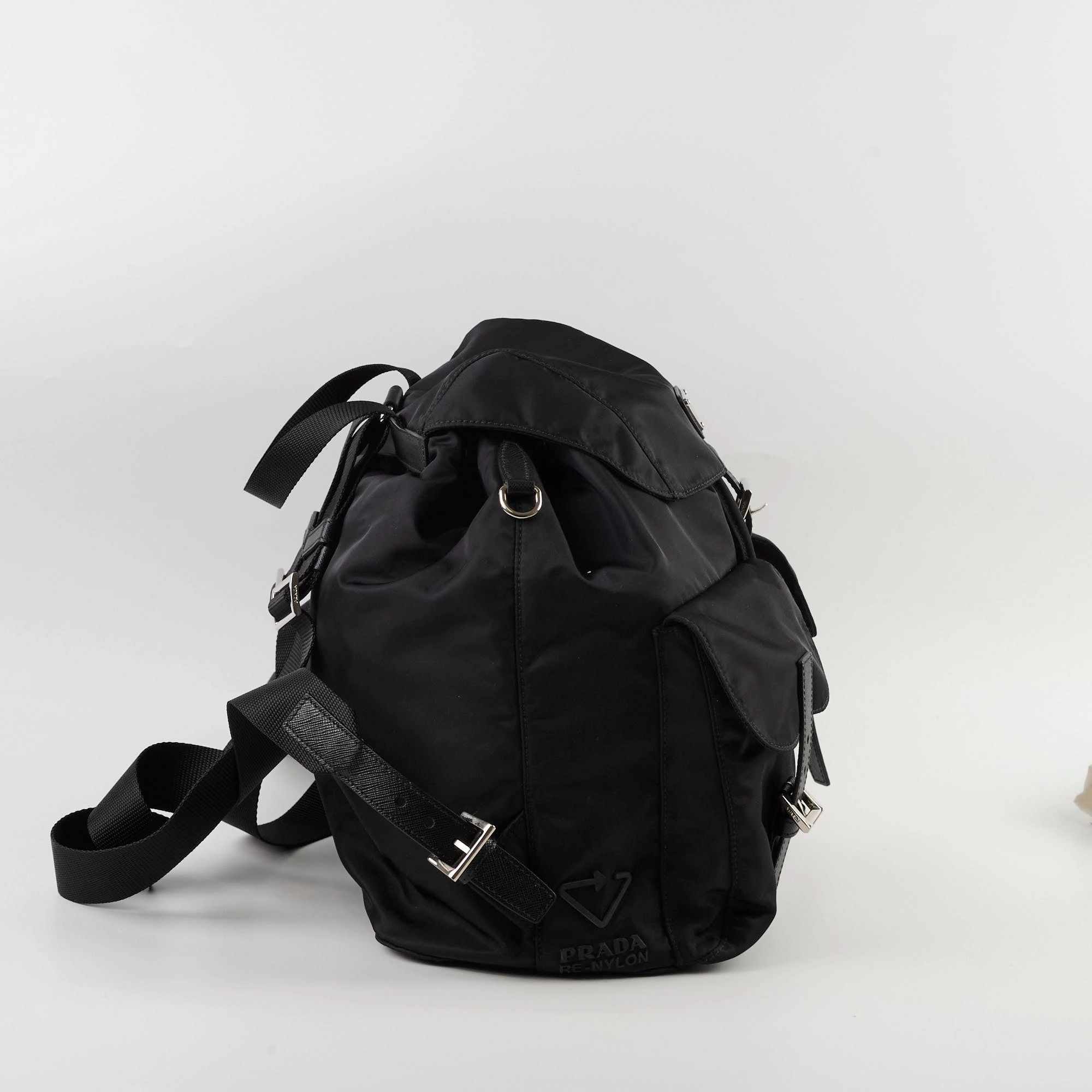 Prada Re-Nylon Backpack Black Small