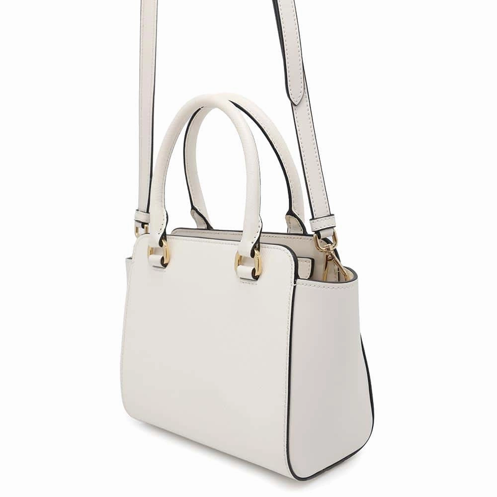 PRADA Saffiano Leather Mini Shoulder Bag White1BA380 Leather