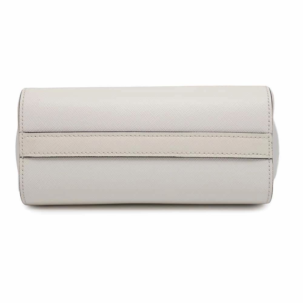PRADA Saffiano Leather Mini Shoulder Bag White1BA380 Leather