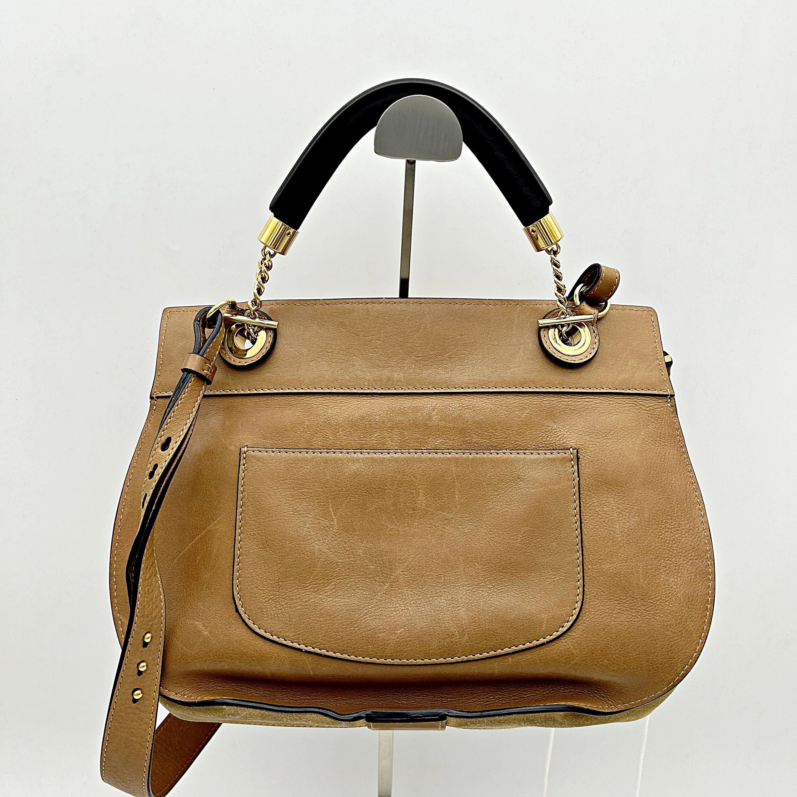 Pre- Chlo Goldie Leather Crossbody Bag - Brown Crossbody Bags, Handbags LA17467