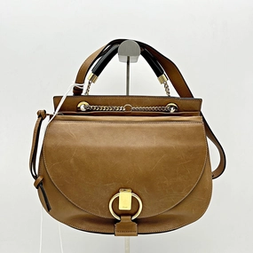 Pre- Chlo Goldie Leather Crossbody Bag - Brown Crossbody Bags, Handbags LA17467
