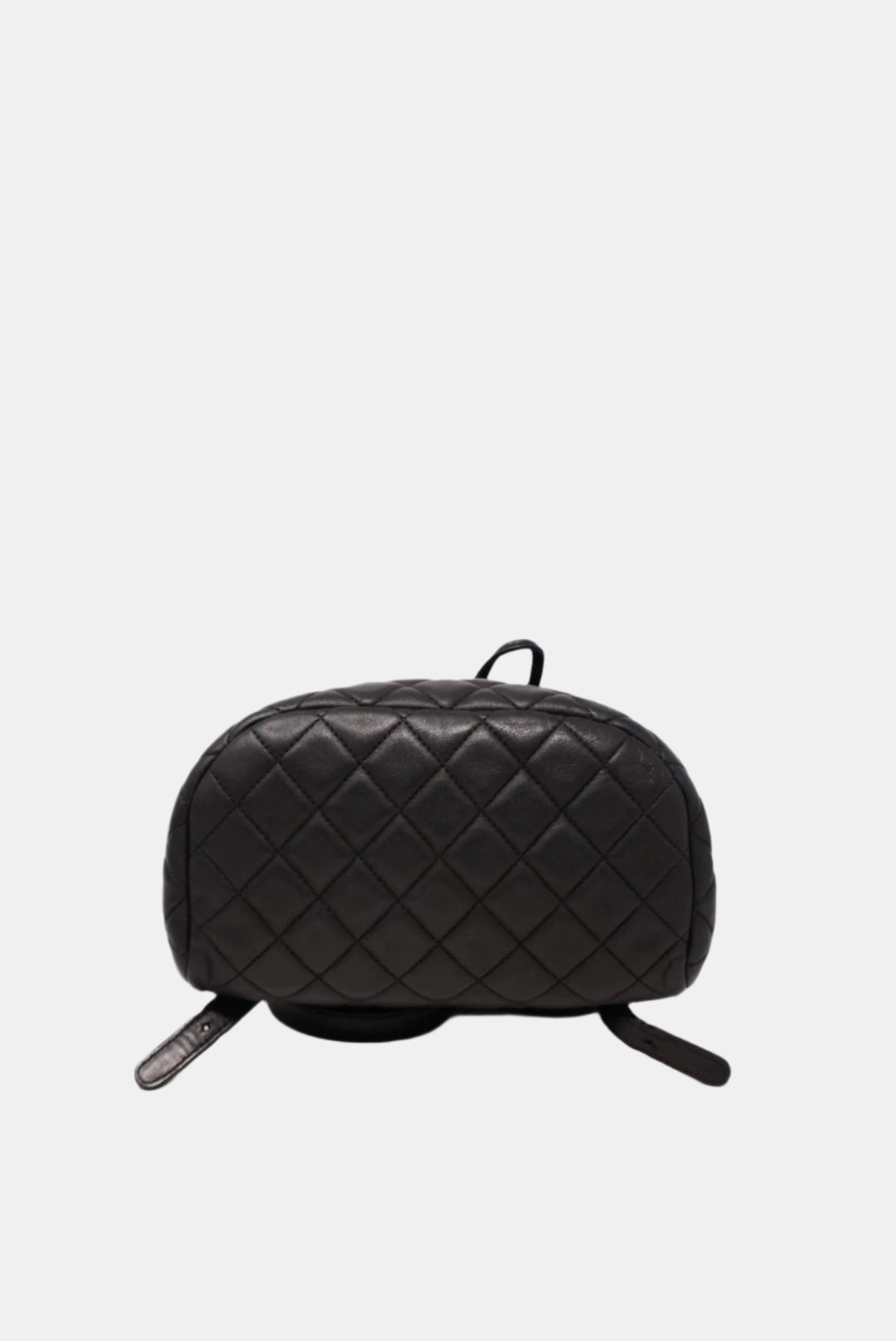 Pre-Owned Chanel 2016 Quilted Lambskin Black Backpack