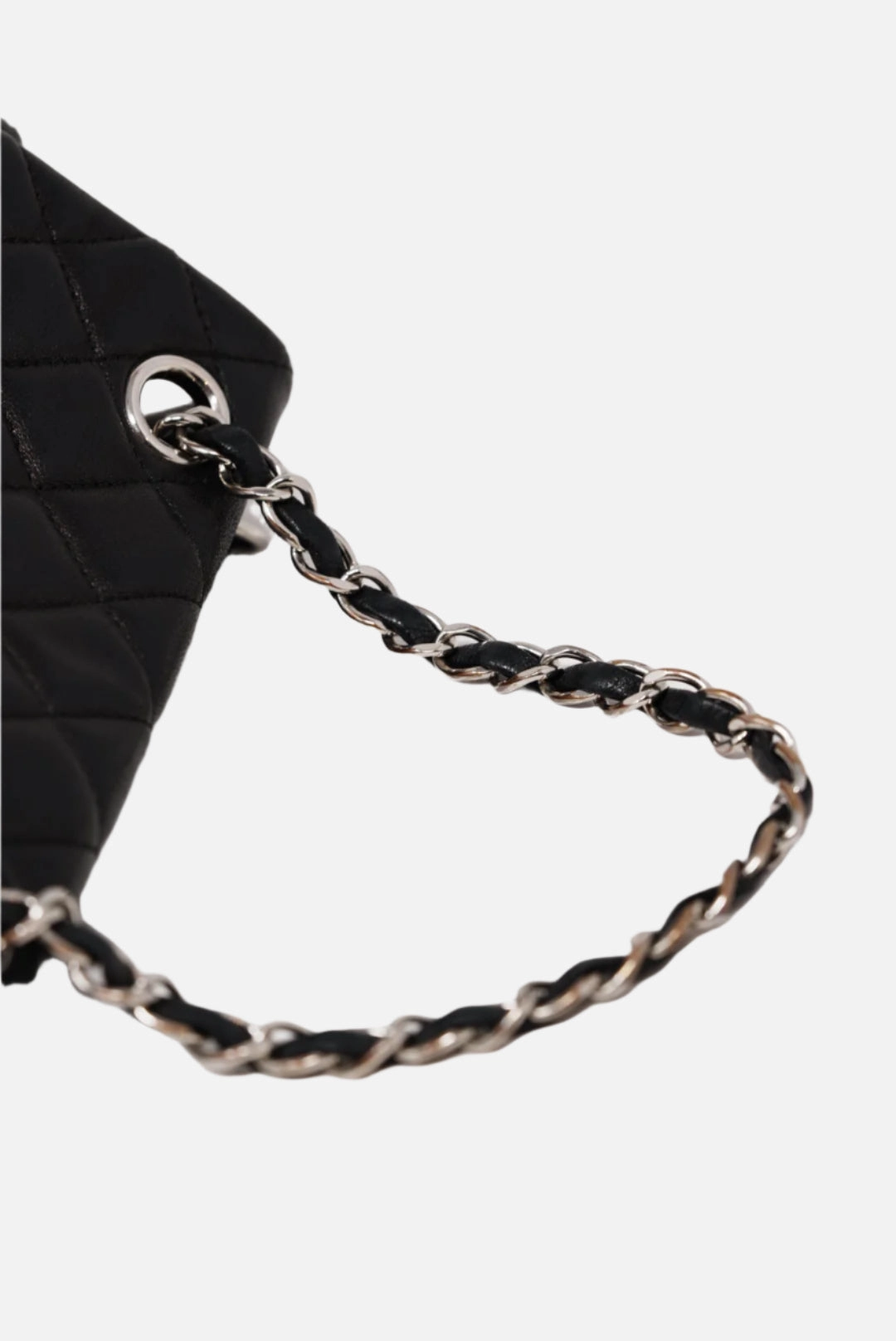 Pre-Owned Chanel 2016 Quilted Lambskin Black Backpack