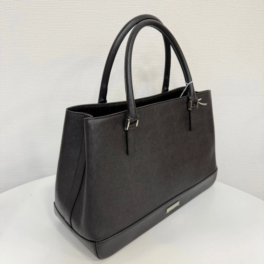Preloved Burberry Leather Shoulder Bag FM0022 Black