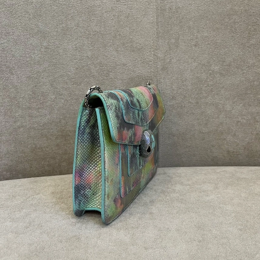 Preloved Bvlgari Serpenti Multicolor Shoulder Bag