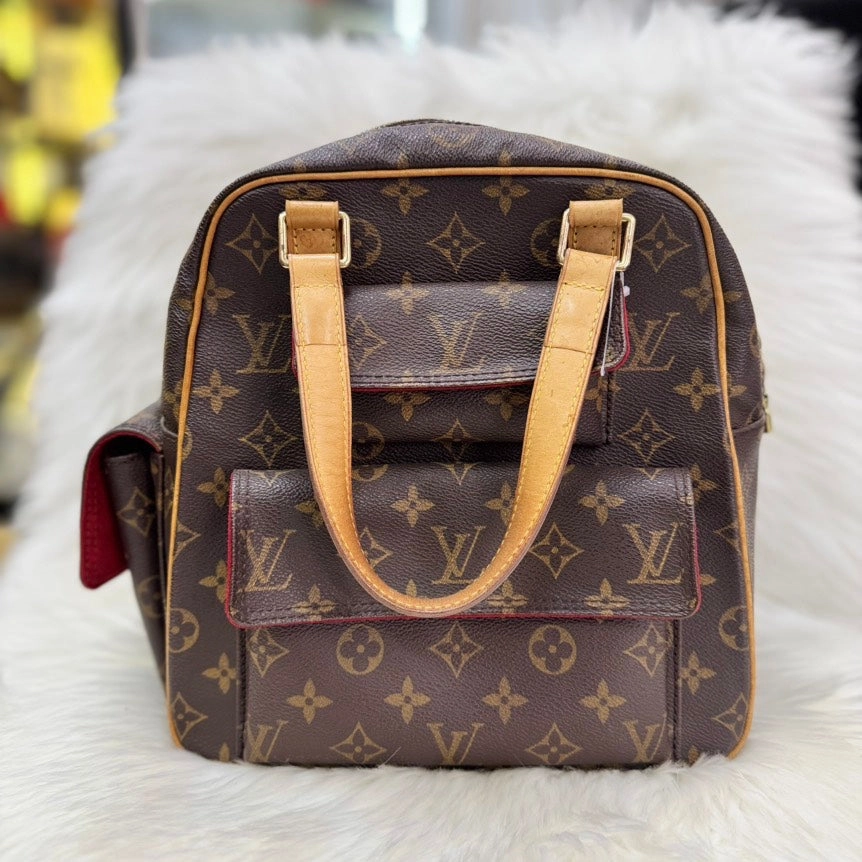 Preloved Louis Vuitton Monogram Excentri-Cite Brown Shoulder Bag