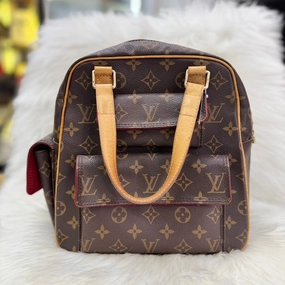 Preloved Louis Vuitton Monogram Excentri-Cite Brown Shoulder Bag