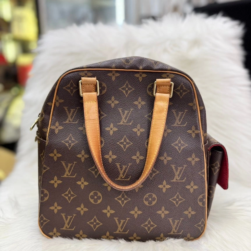 Preloved Louis Vuitton Monogram Excentri-Cite Brown Shoulder Bag