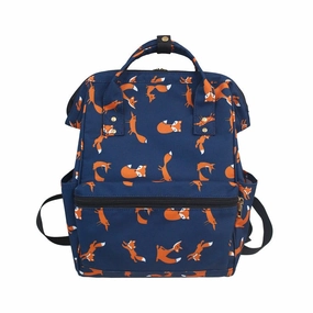 Preppy Waterproof Nylon Women Backpack Fashion Fox Pengui Female Backpack School Bag For Girls Harajuku Student Bookbag Mochilas