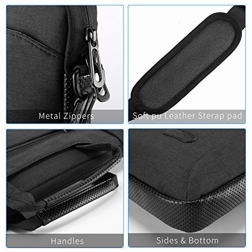 ProCase 11-12 Inch Laptop Bag Messenger Shoulder Bag Briefcase Sleeve Case for 12" MacBook
