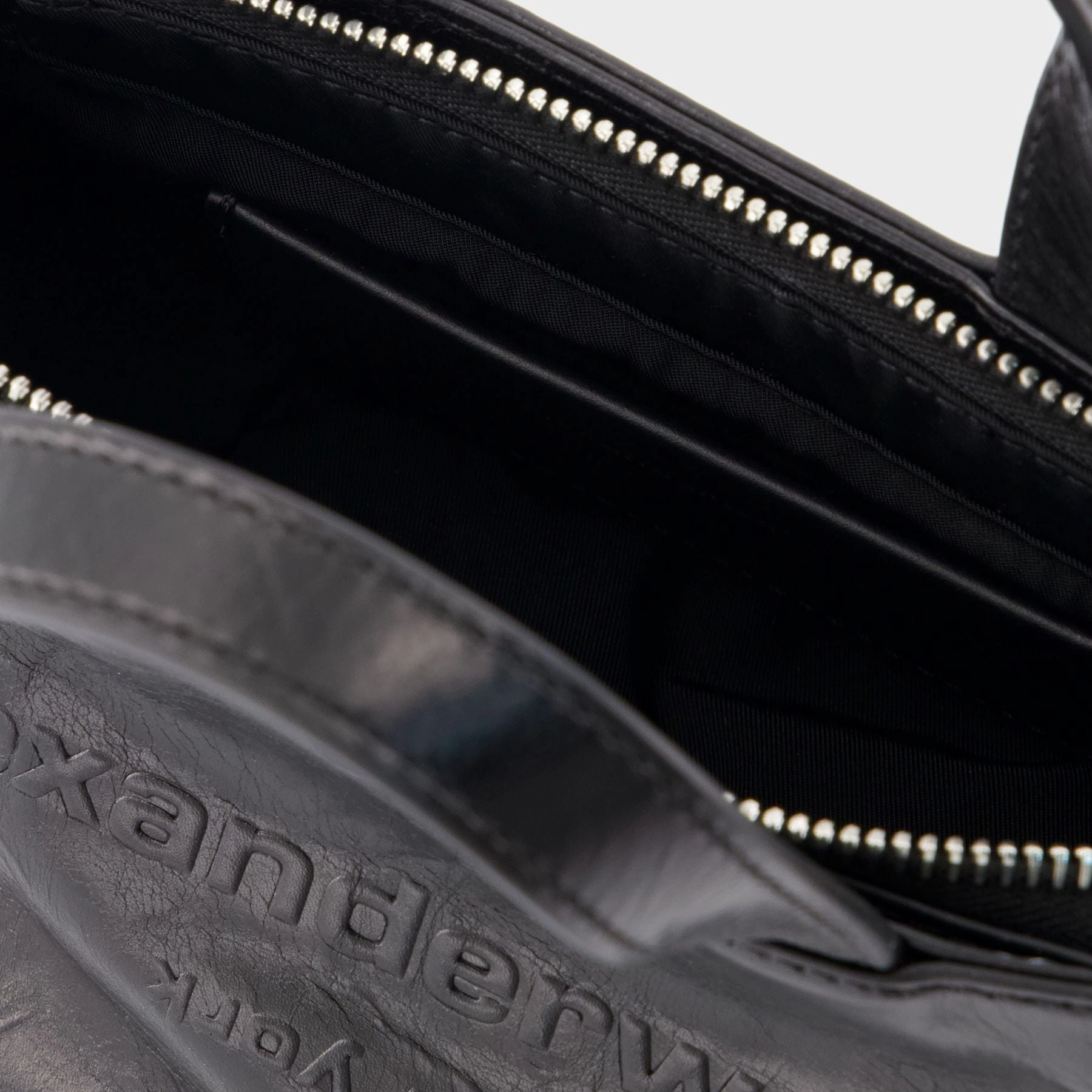 Punch Mini Shopper Bag - Alexander Wang - Leather - Black