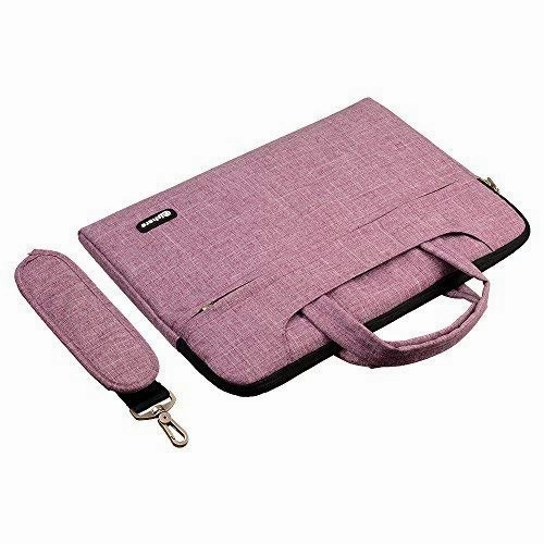 Qishare 11.6 12inch Laptop Case, Laptop Shoulder Bag, Multi-functional Notebook Sleeve, Carrying