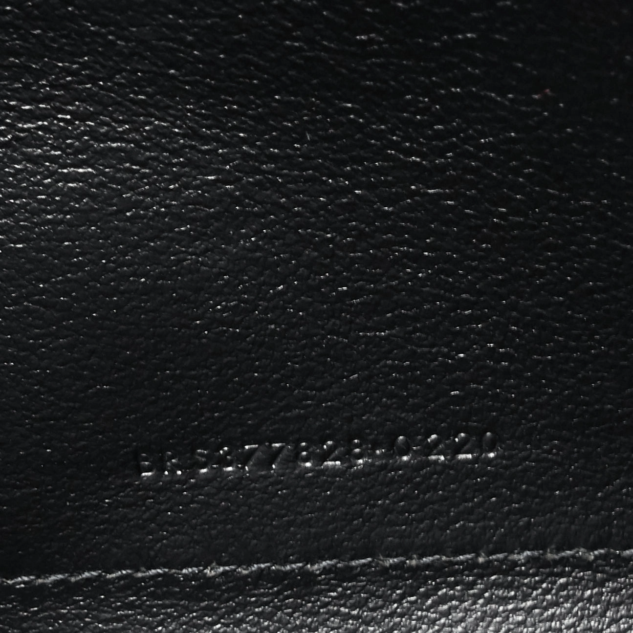 Quilted Grain de Poudre Monogram Chain Wallet Bag