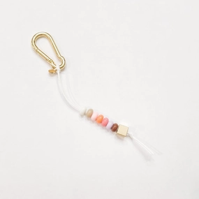 Rainbow Beaded Mini Bag Charm
