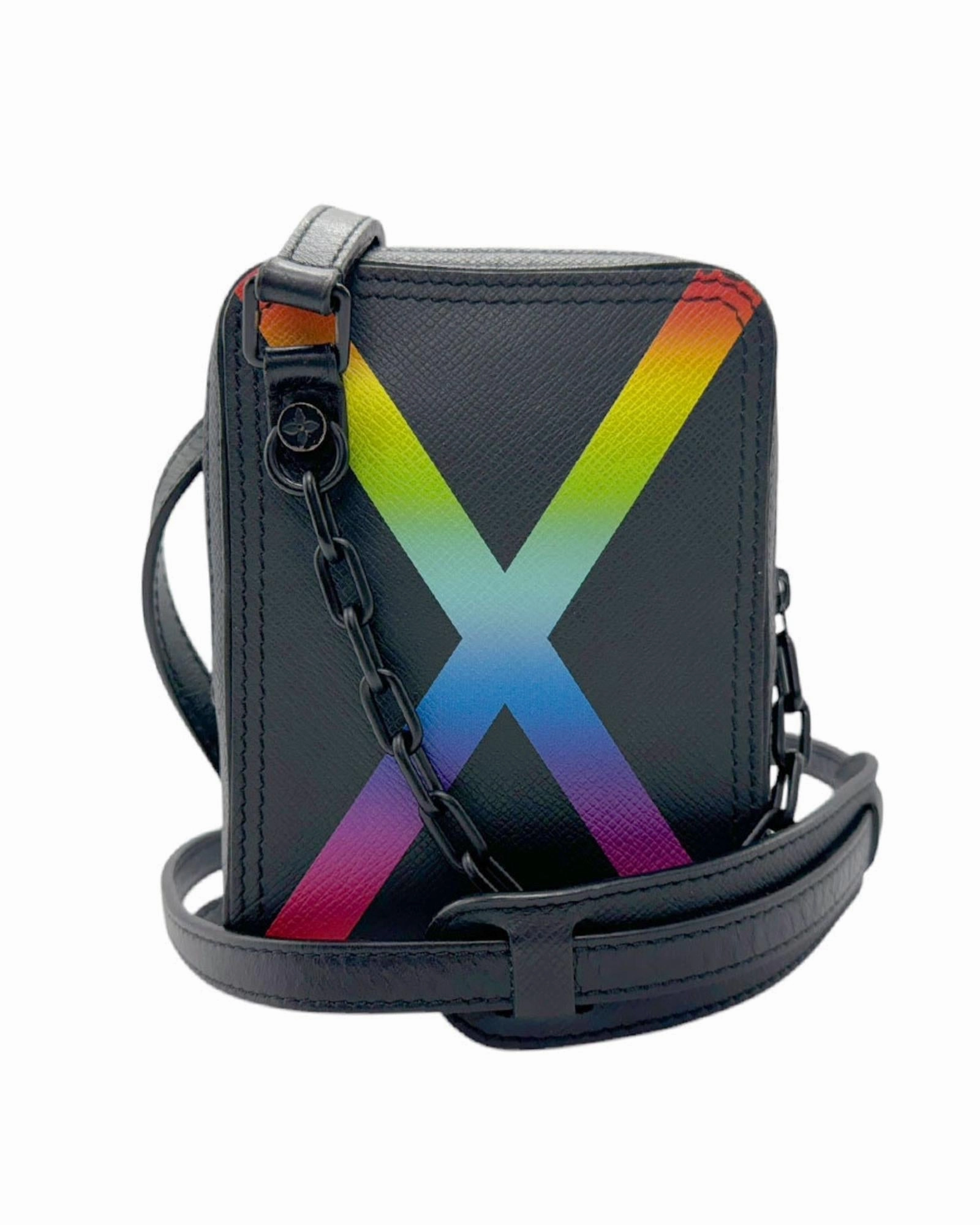 Rainbow Pochette Crossbody Bag