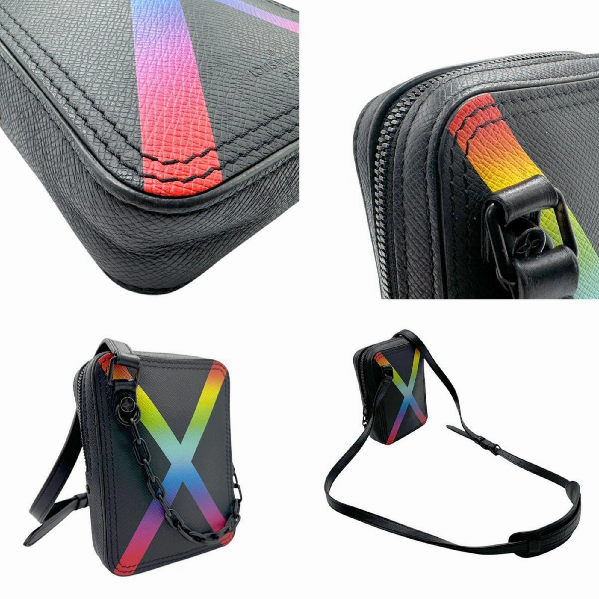Rainbow Pochette Crossbody Bag