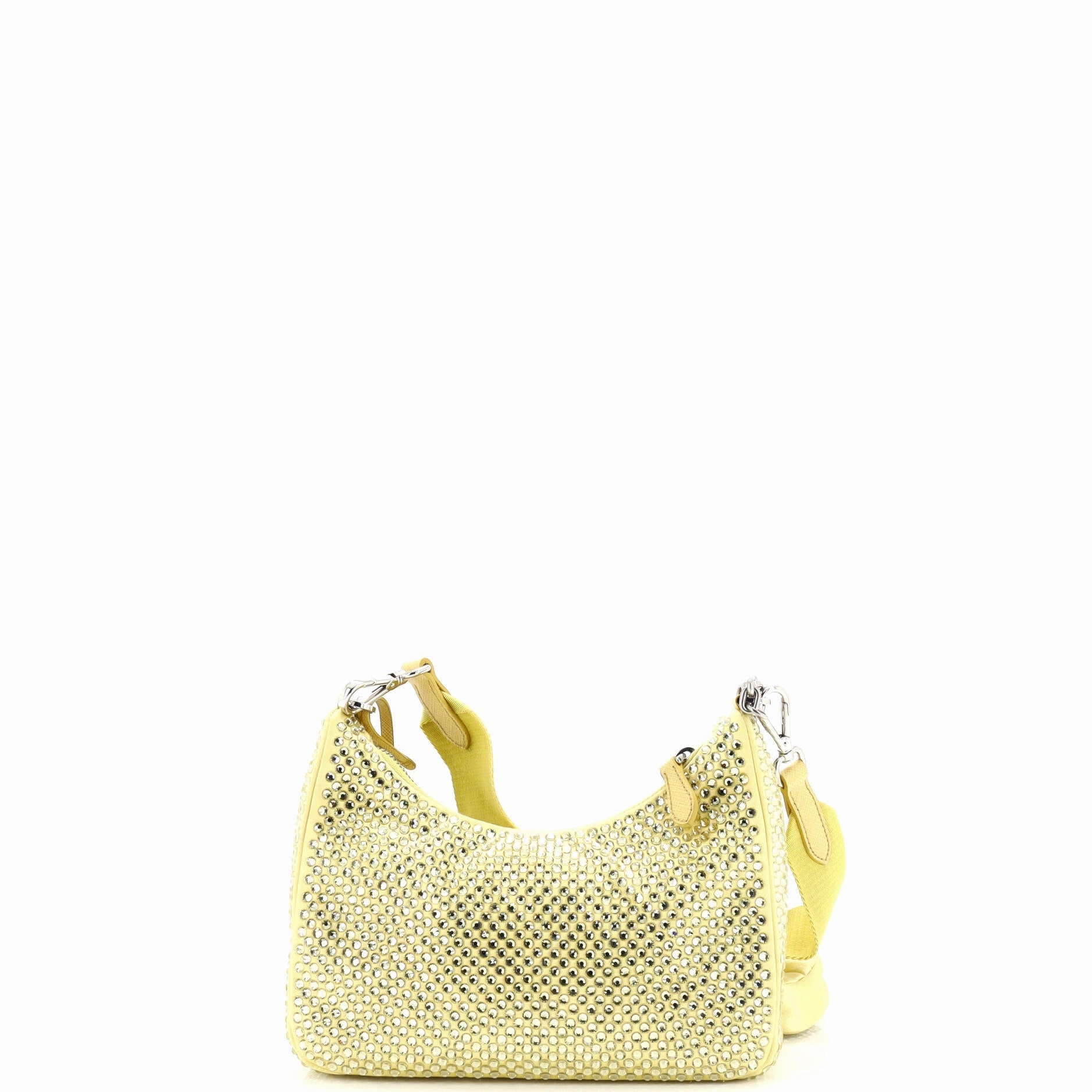 Re-Edition 2005 Shoulder Bag Crystal Embellished Satin Small