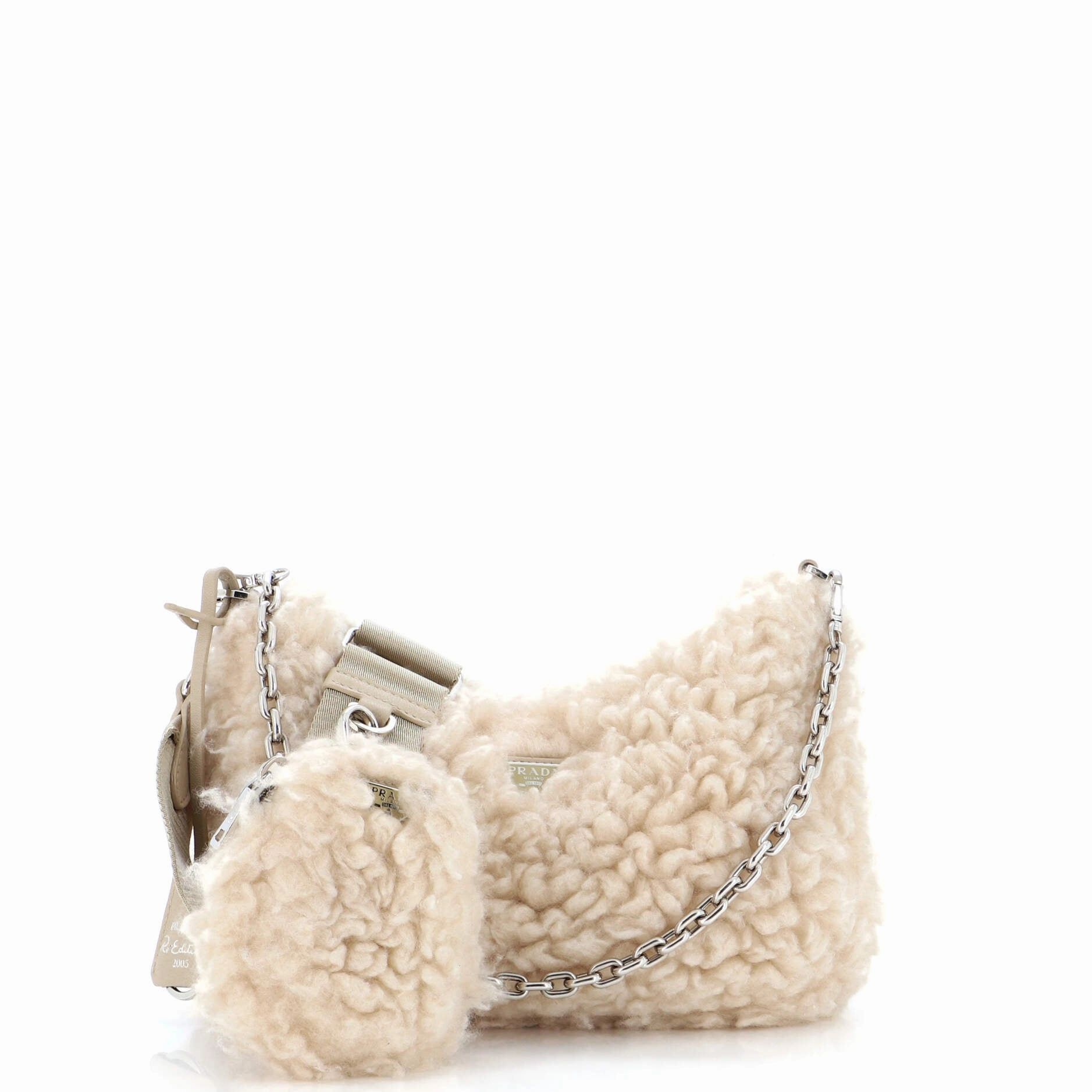 Re-Edition 2005 Shoulder Bag Shearling Small
