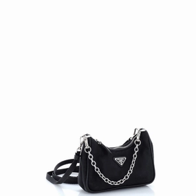 Re-Edition Shoulder Bag Tessuto Mini