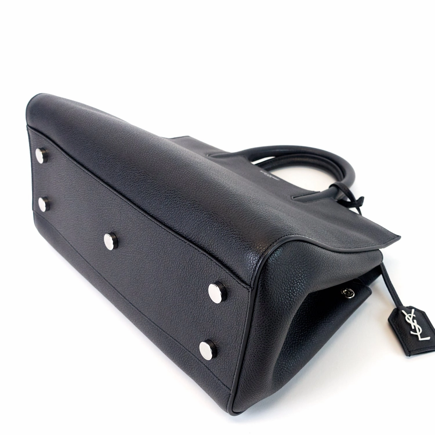 Rive Gauche Cabas Leather Small Bag
