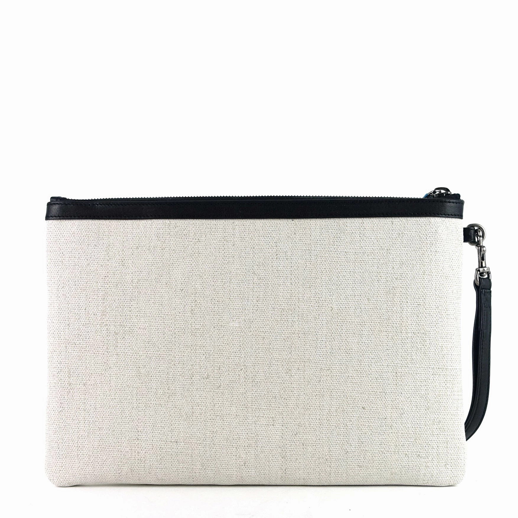 Rive Gauche Natural Linen Pouch