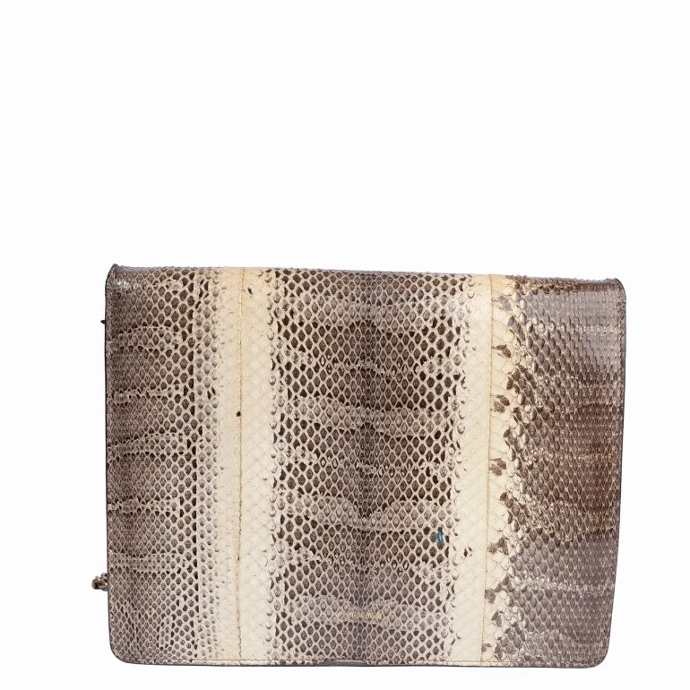 Roberto Cavalli Snakeskin Crossbody Bag