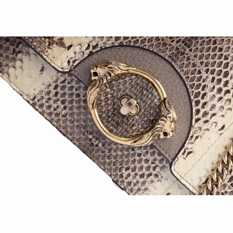 Roberto Cavalli Snakeskin Crossbody Bag