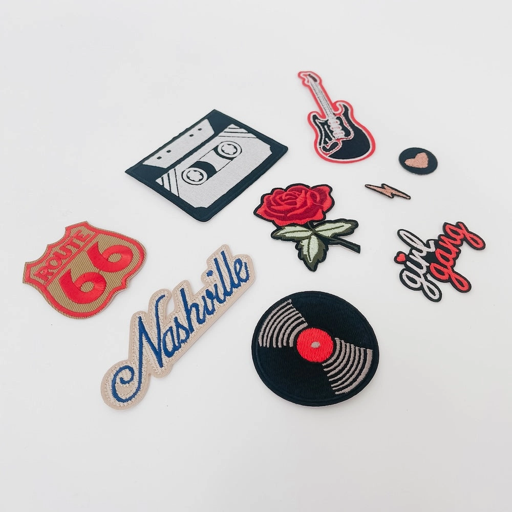 Rock On Iron On Patch Bundle(9 pcs)