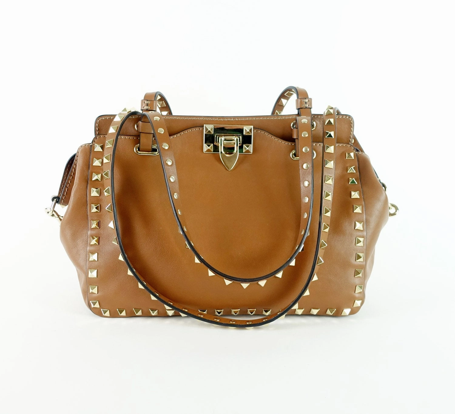 Rockstud Calf Leather Small Bag