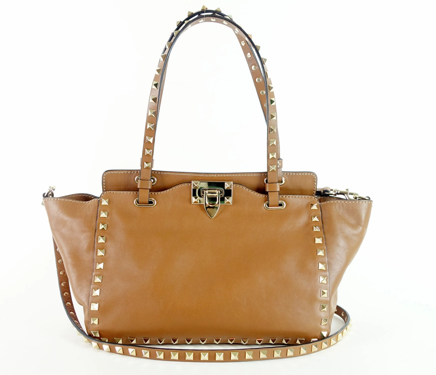 Rockstud Calf Leather Small Bag