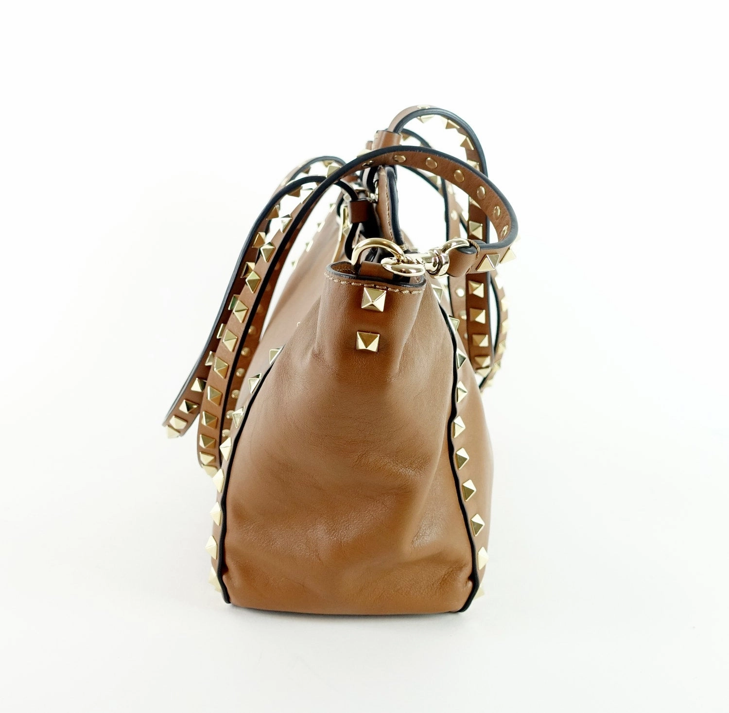 Rockstud Calf Leather Small Bag