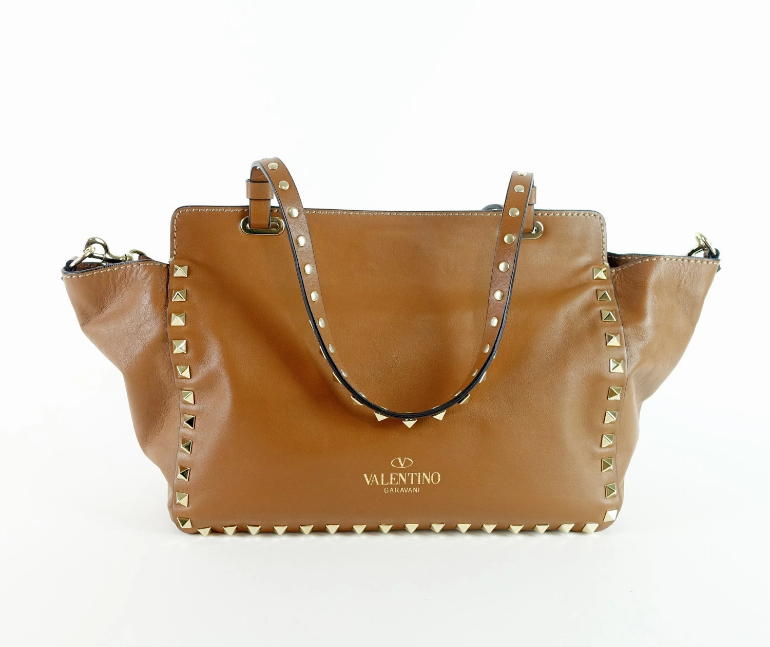 Rockstud Calf Leather Small Bag
