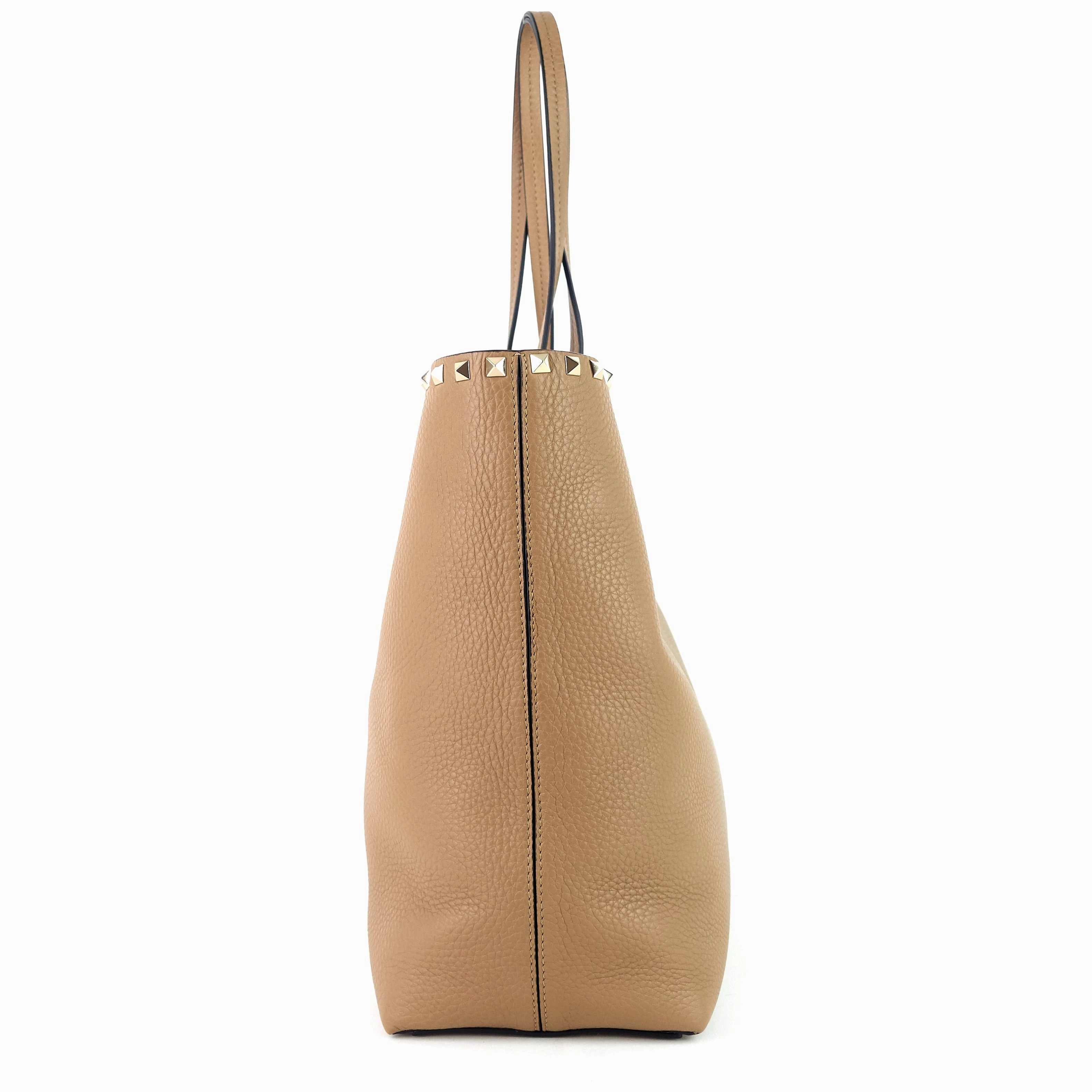 Rockstud Large Leather Tote Bag