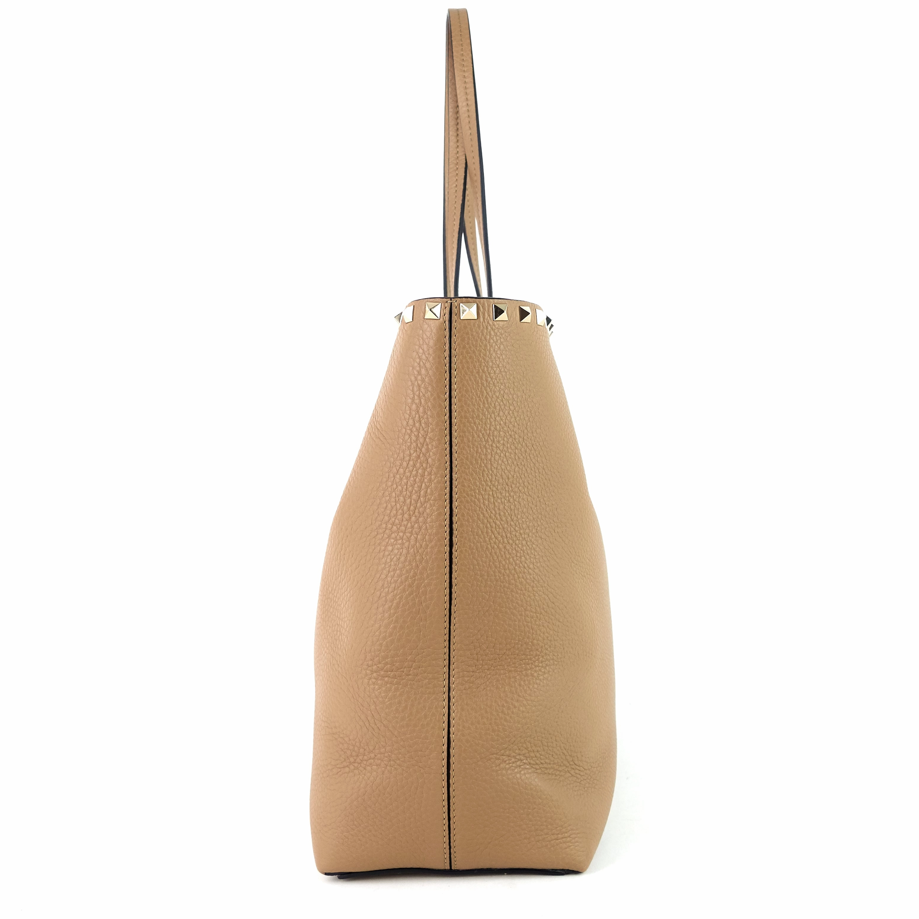 Rockstud Large Leather Tote Bag
