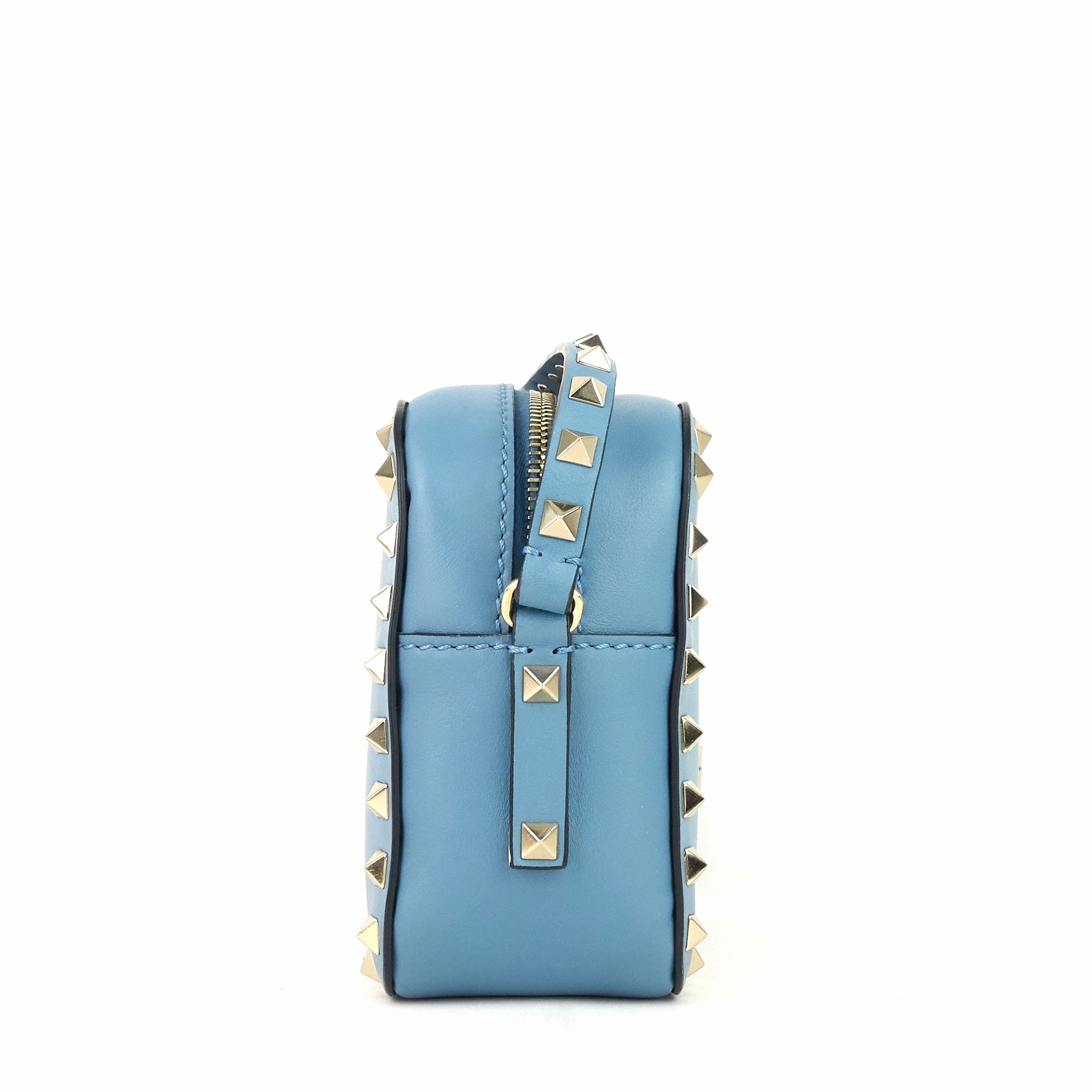 Rockstud Leather Camera Bag