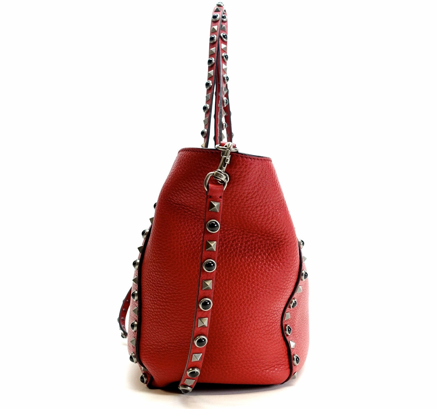 Rockstud Medium Calf Leather Cabochons Bag