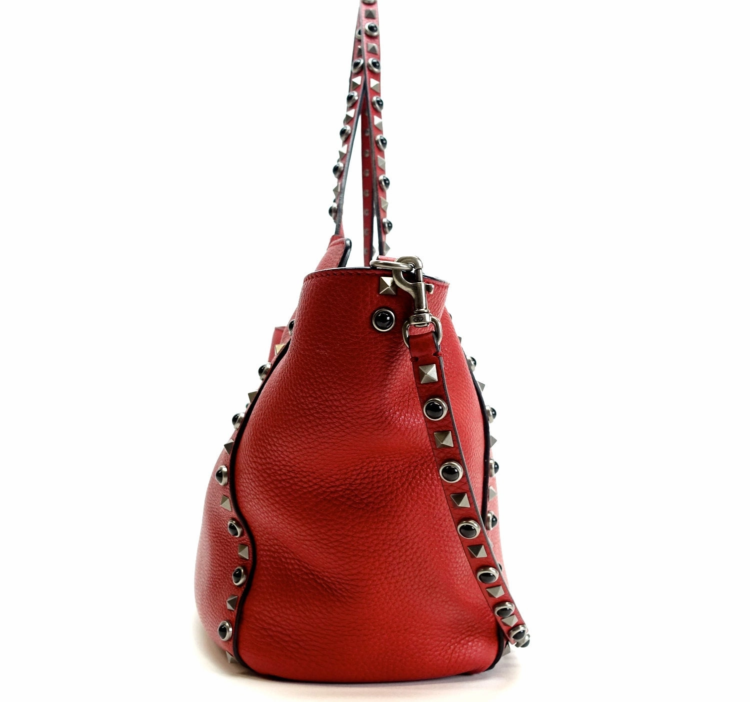 Rockstud Medium Calf Leather Cabochons Bag