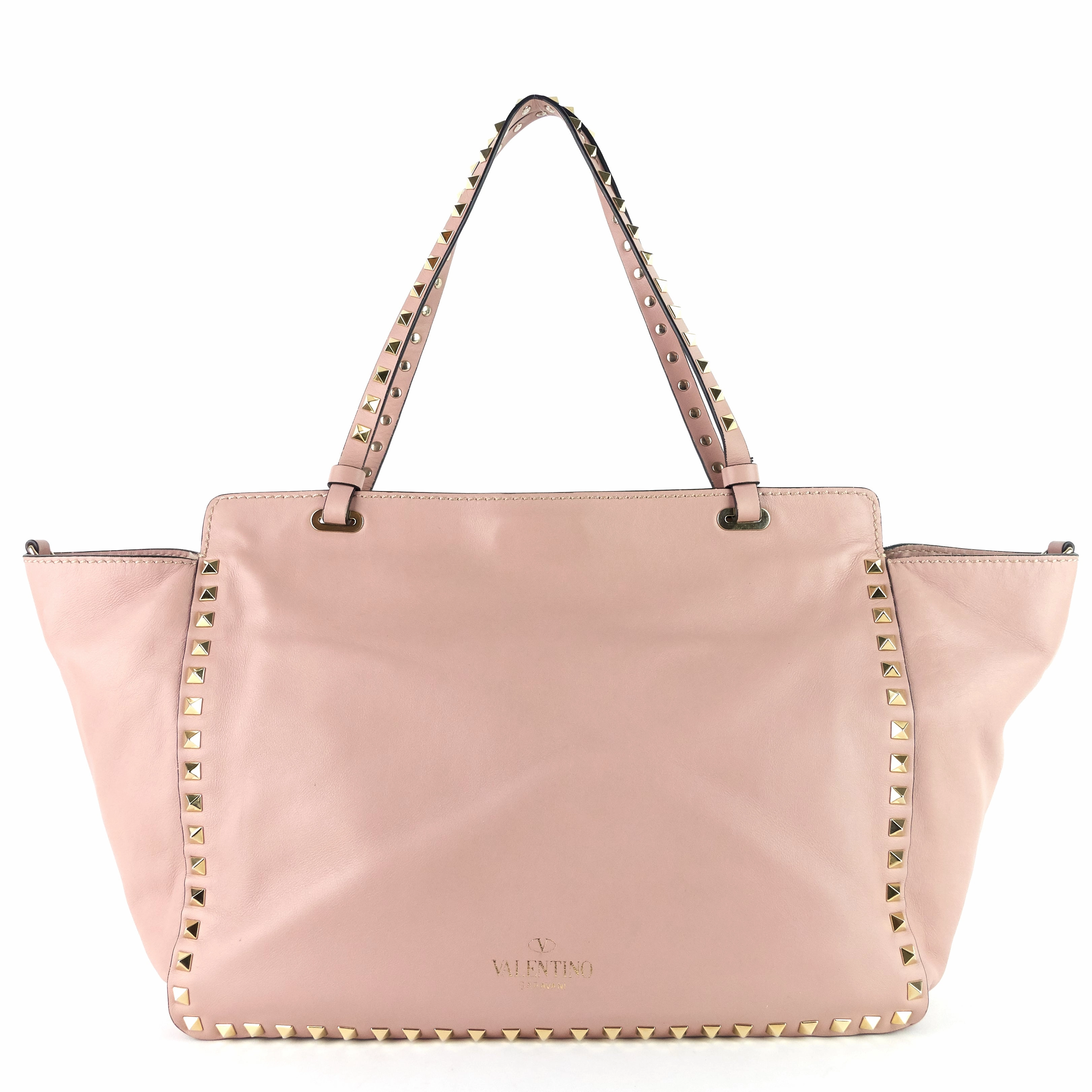 Rockstud Medium Poudre Calfskin Bag