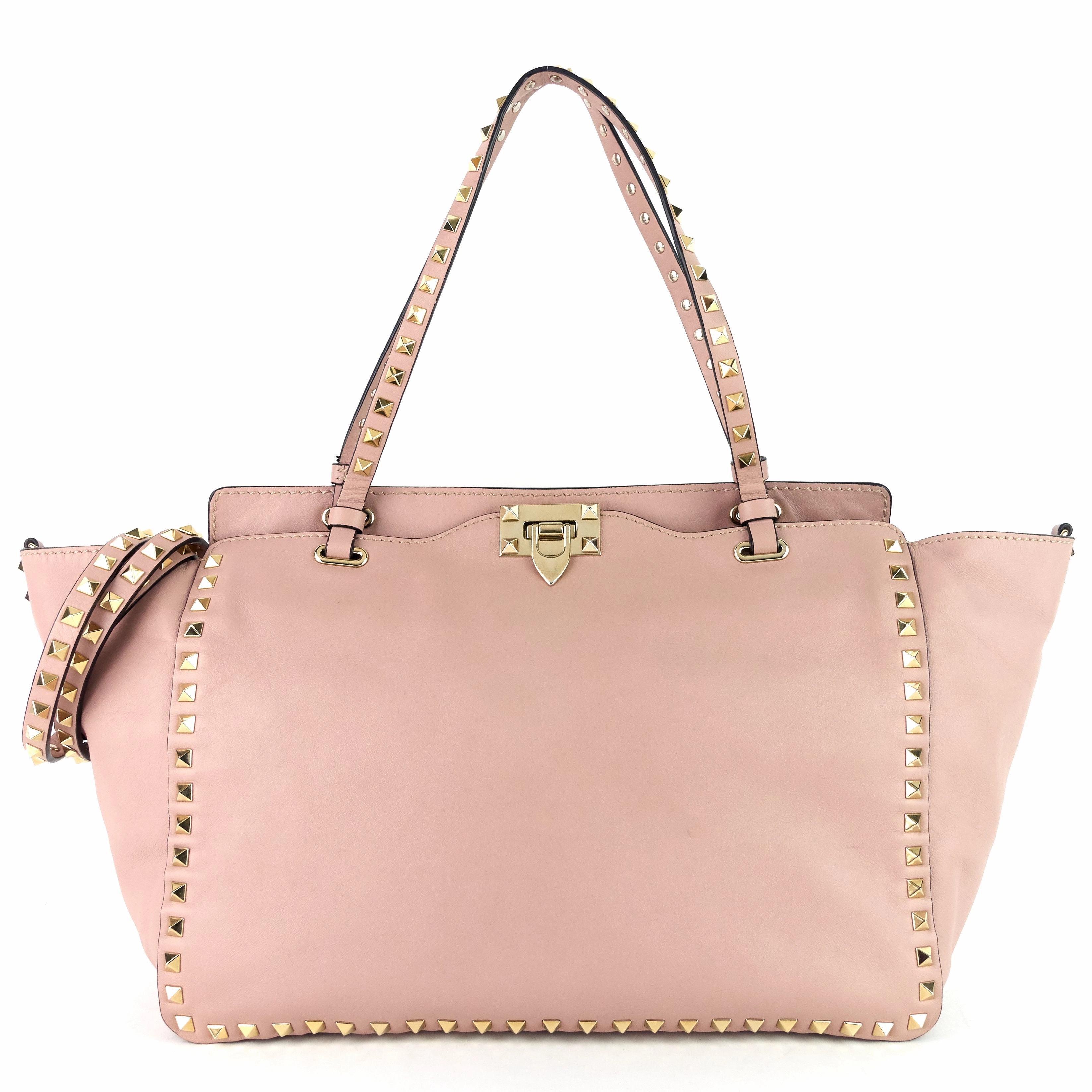 Rockstud Medium Poudre Calfskin Bag