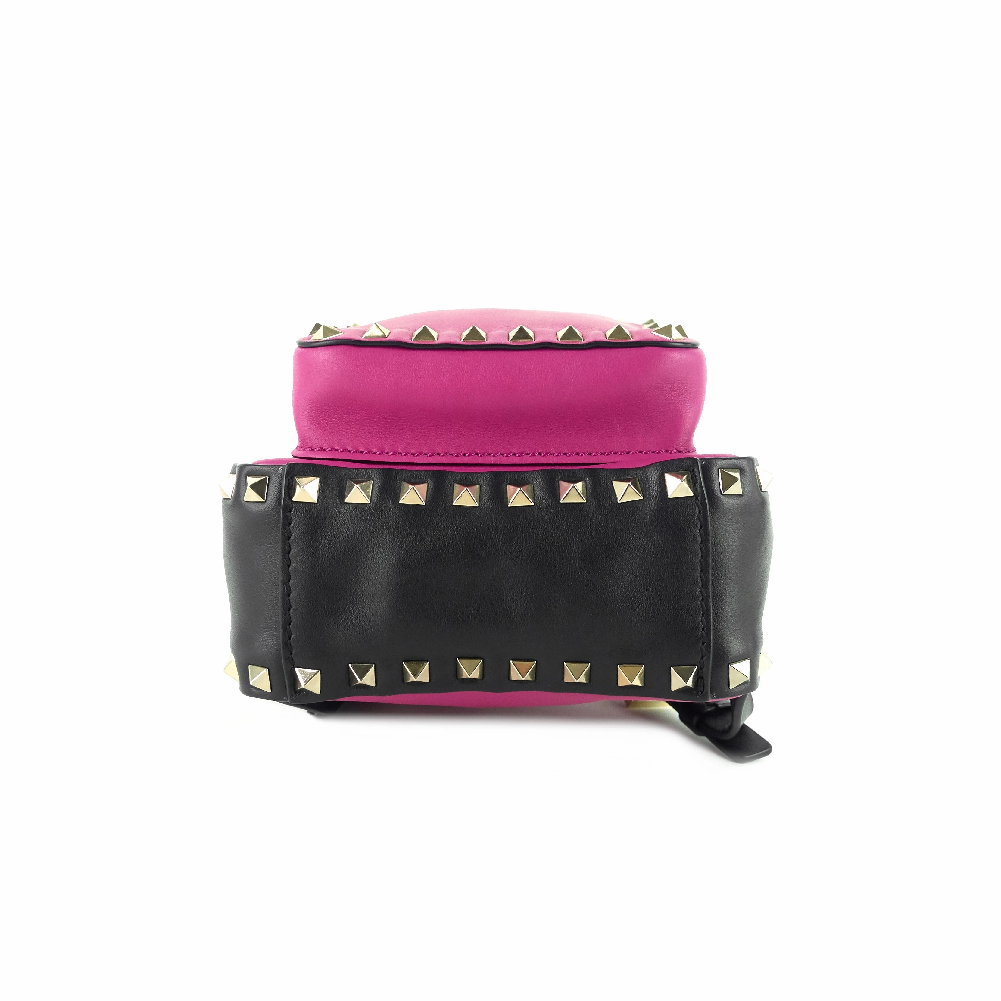 Rockstud Mini Calfskin Leather Backpack Bag