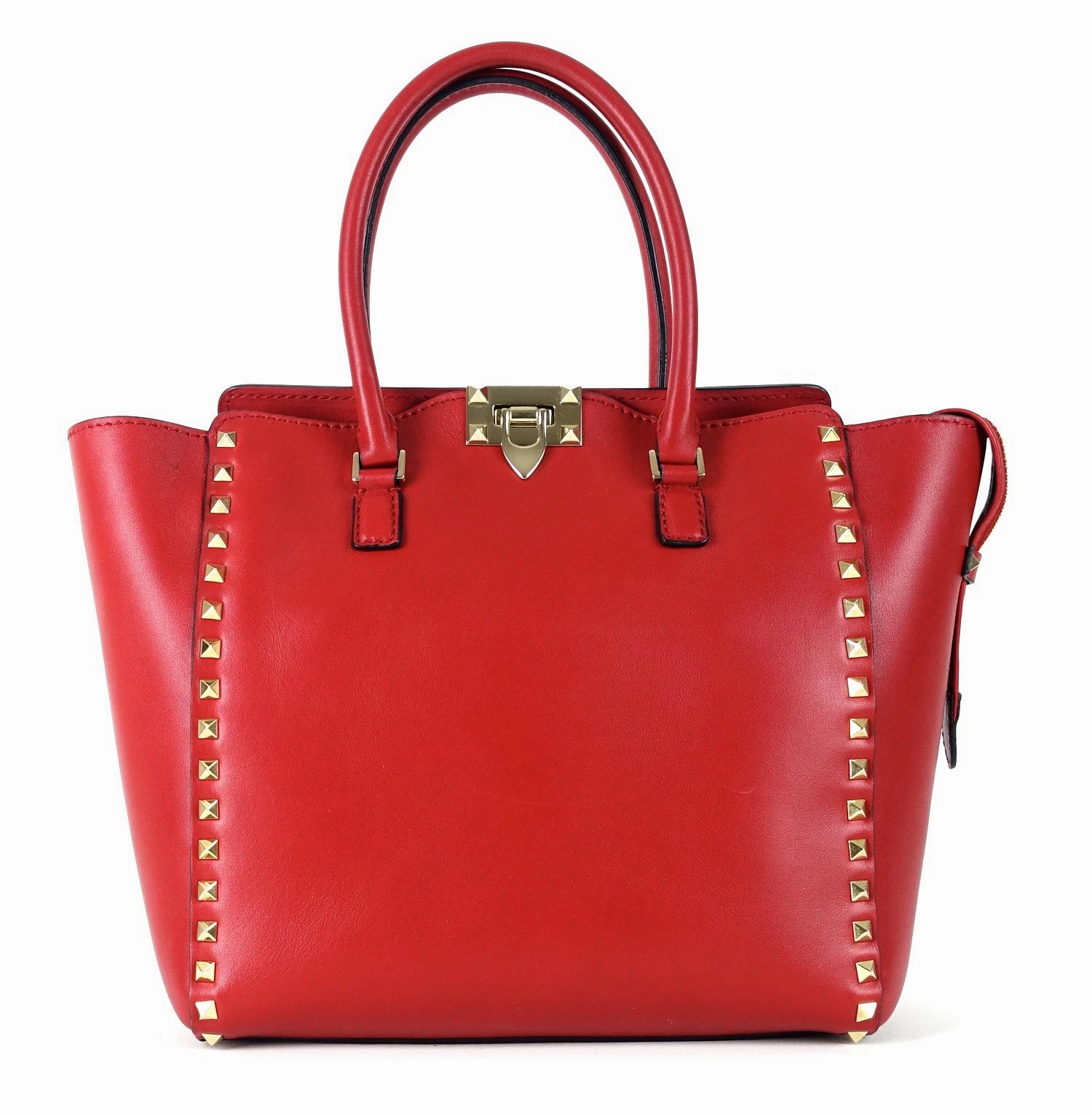 Rockstud Smooth Leather Medium Handbag
