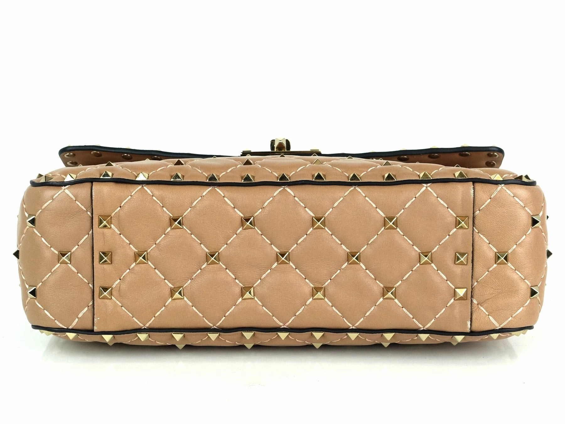 Rockstud Spike Quilted Lambskin Leather Bag