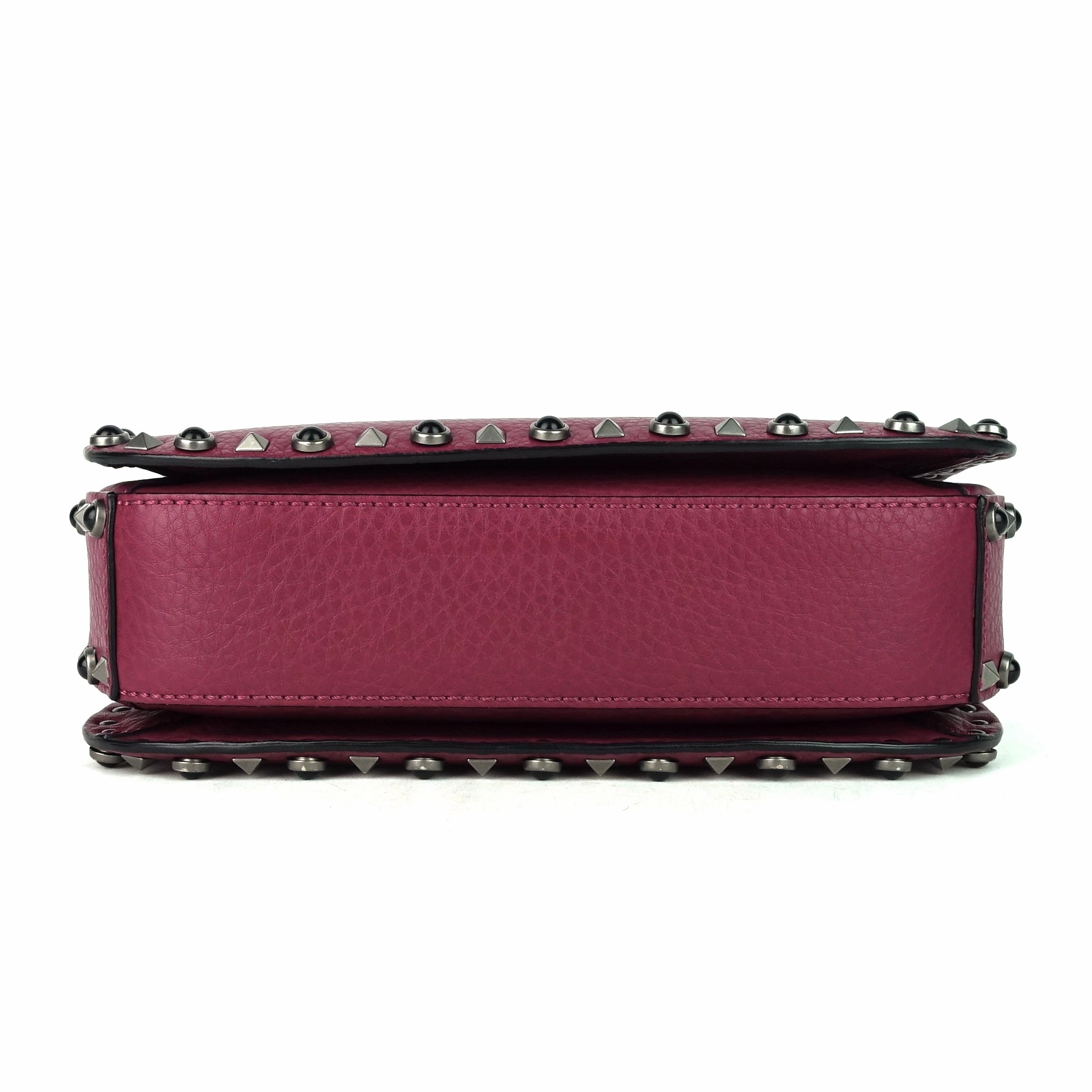Rolling Rockstud With Cabochons Medium Leather Crossbody Bag