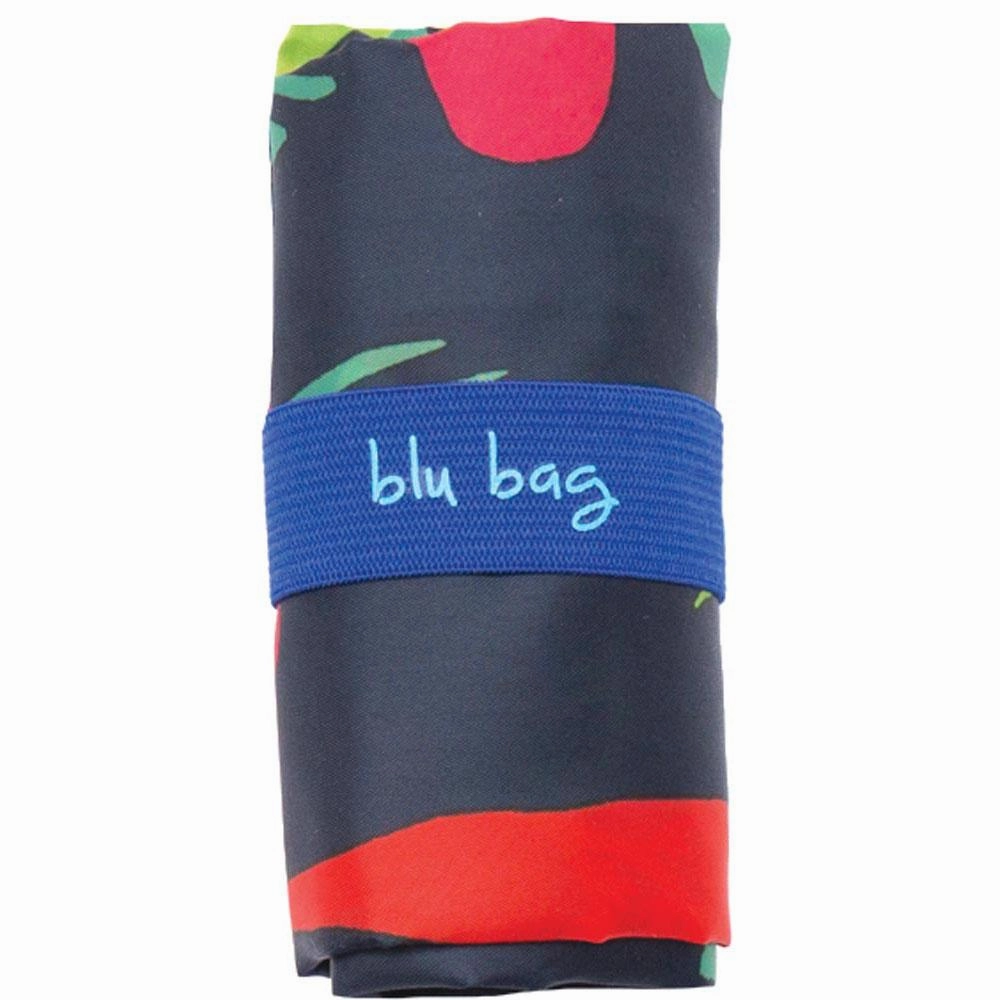 Root Veggies Blue Blu Reusable Shopping Bag - Machine Washable