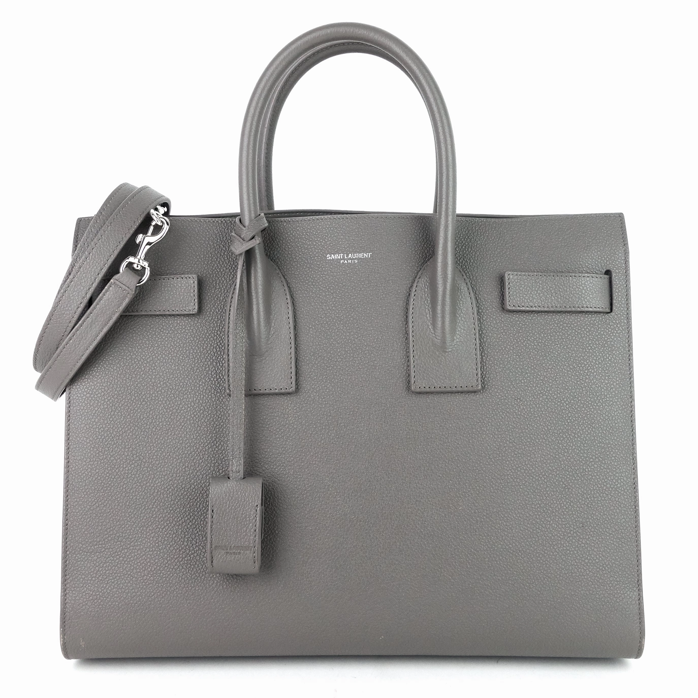 Sac de Jour NM Small Gray Leather Bag