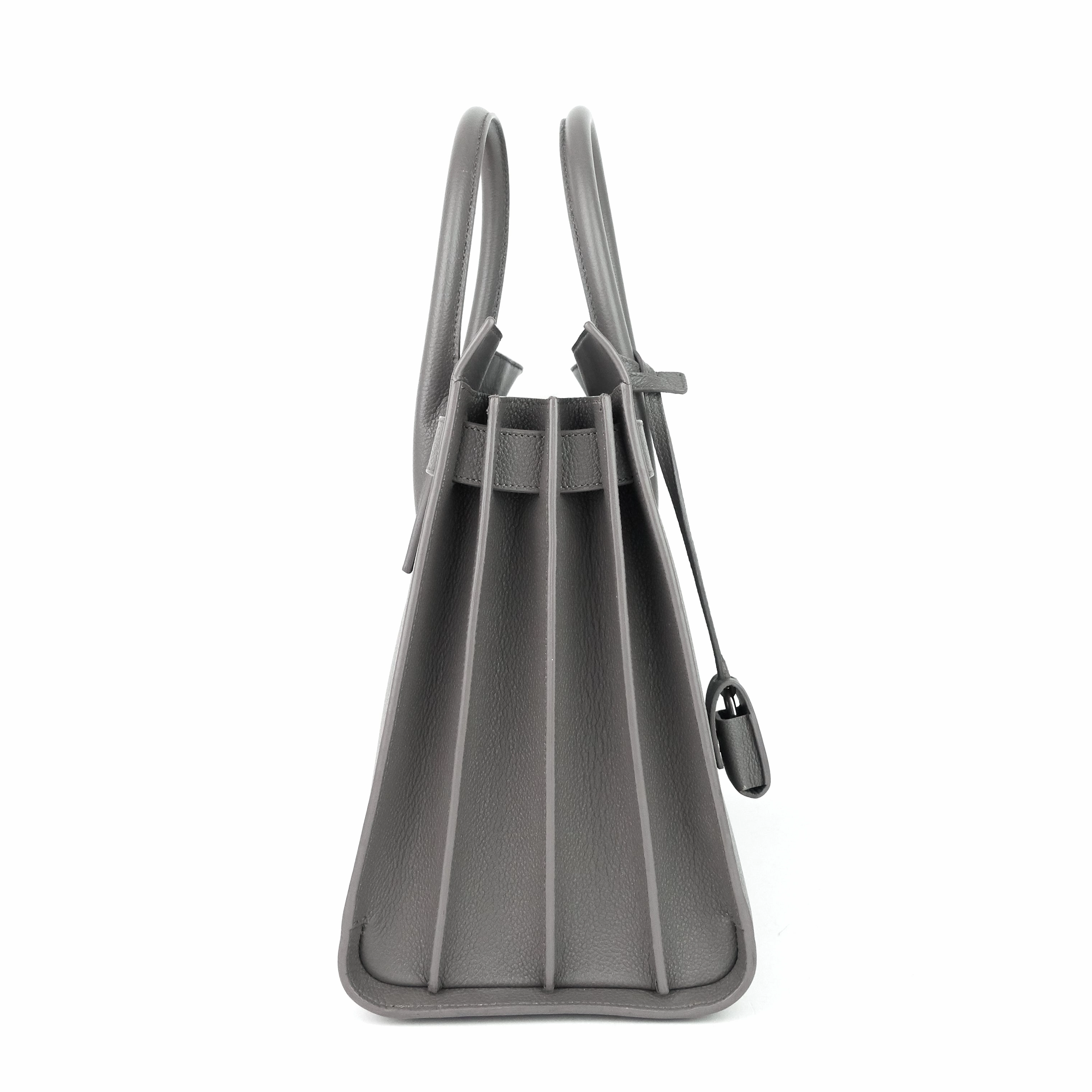 Sac de Jour NM Small Gray Leather Bag