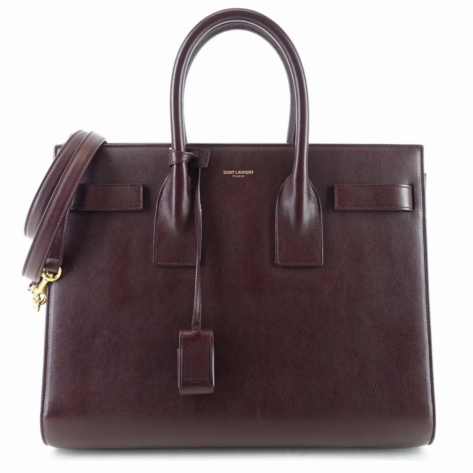 Sac de Jour Small Calf Leather Shopper Tote Bag