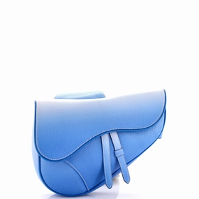 Saddle Crossbody Bag Leather Maxi